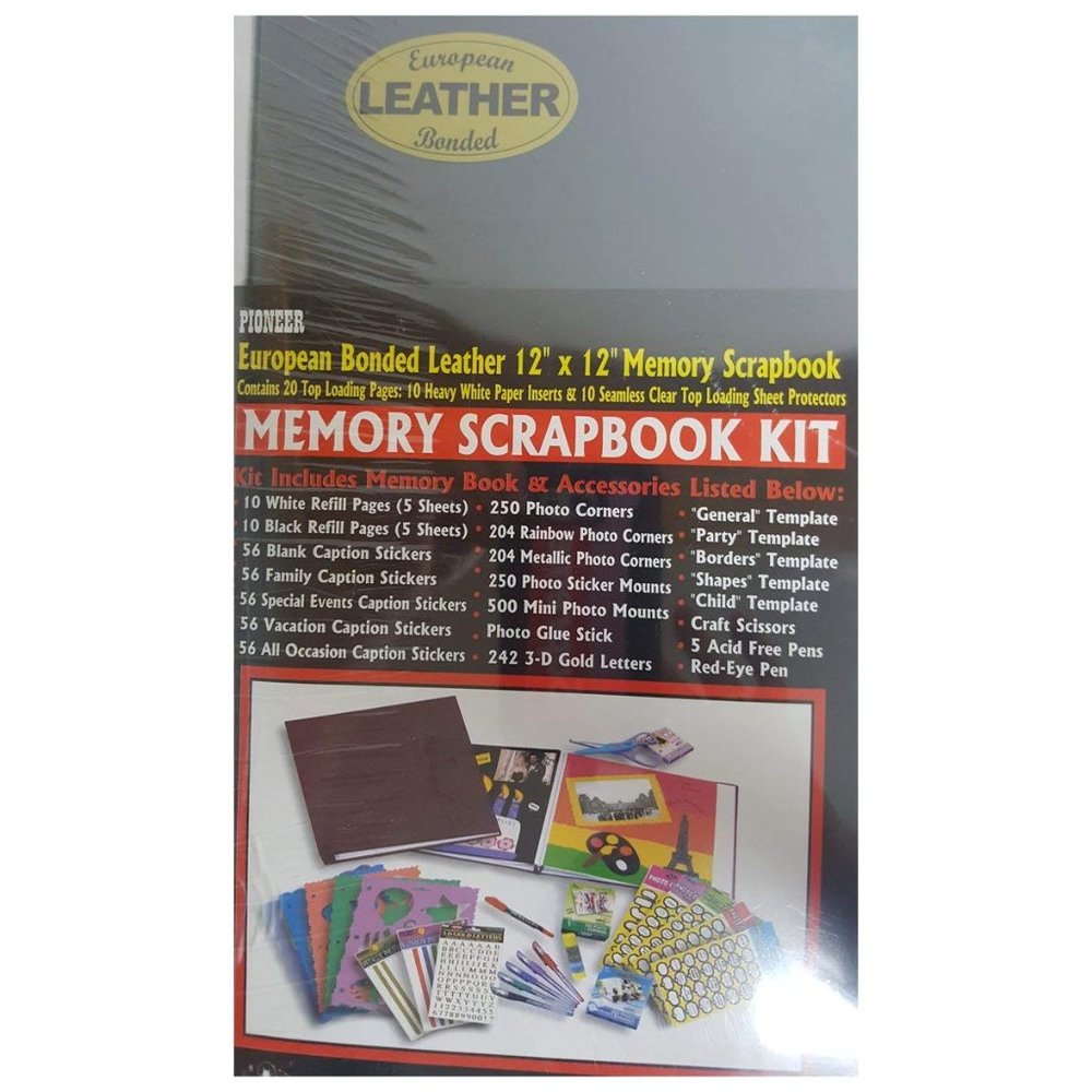 New Pioneer Scrapbook Kit 12 x 12 Post Bound Album